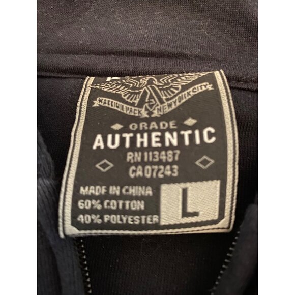 Arivex Men's AUTHENTIC Black Hoodie Full Zip Heavy Weight Large - Picture 7 of 9